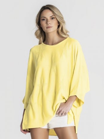 Camisola estrela lavrada