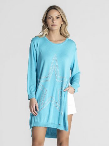 Túnica estrela com fechos