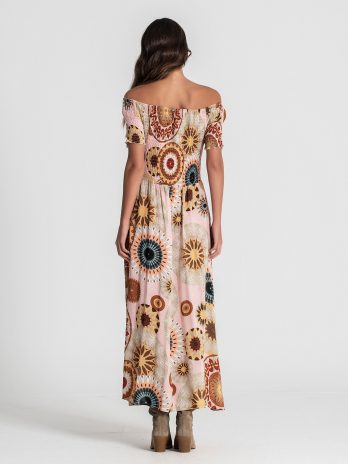 Vestido padrão étnico