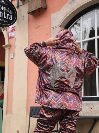 Casaco exclusivo veludo