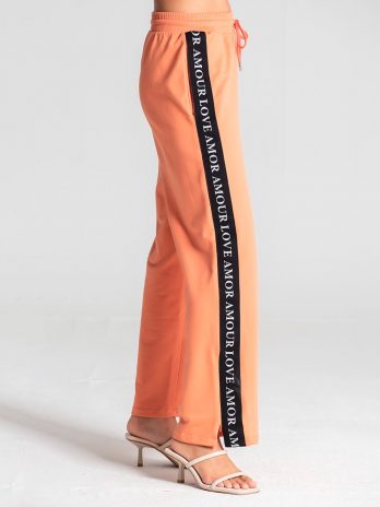 Calça c/ elástico barra Love