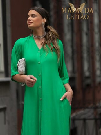 Vestido Camiseiro Liso / Estampado