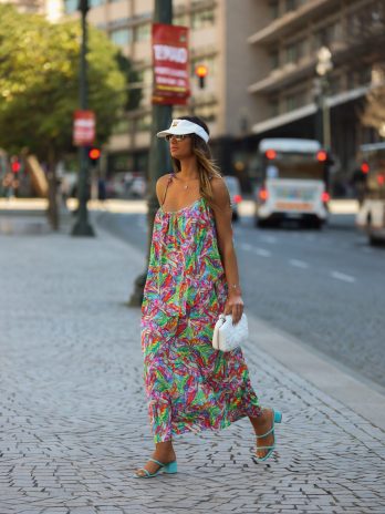 Vestido Alças Big C/ Sobreposicão