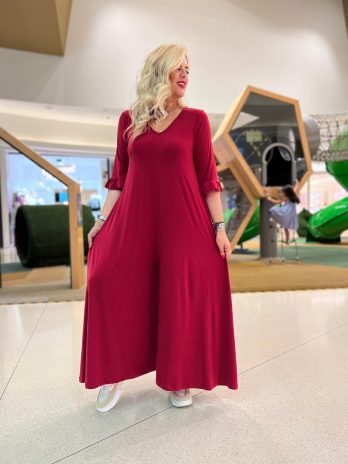 Macacão Exclusivo Manga 3/4 C/ Folho Manga