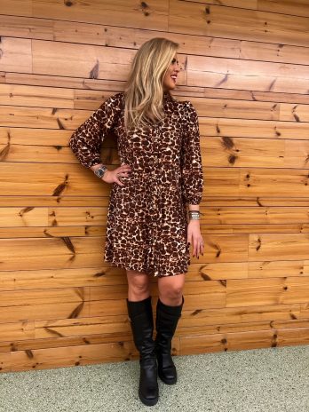 Vestido Midi Exclusivo Camiseiro C/ Folho