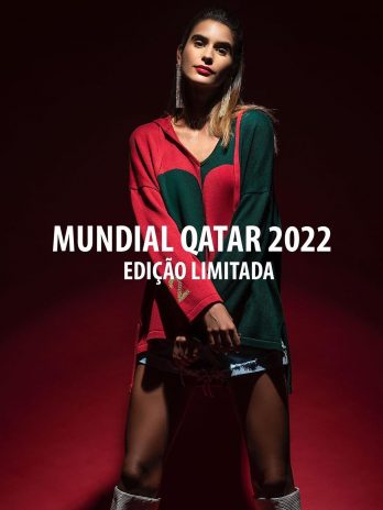 Camisola Malha C/ Capuz Edição Limitada Mundial Qatar 2022