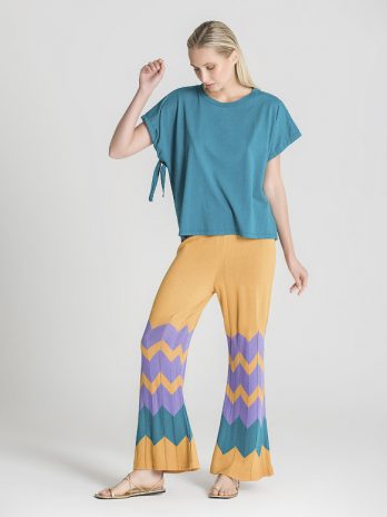 T-Shirt 100% Algodão C/ Atilho Manga