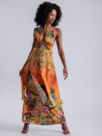 Vestido Longo C/ Sobreposição