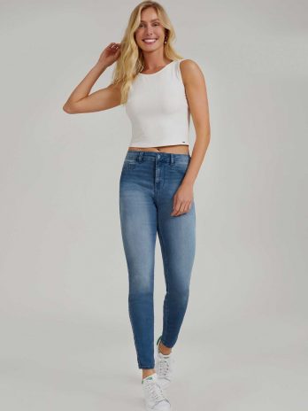 Calça Jeans Skinny Fit For Me Cintura Média