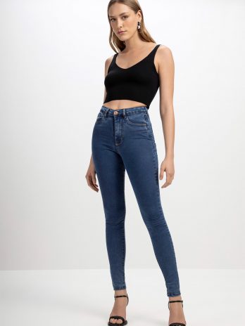 Calça Jeans Skinny Super Alta Sustentável