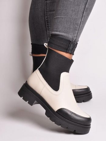 Botim Pele C/ Elástico Sola Borracha