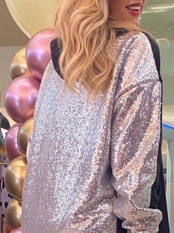 Casaco Capuz C/ Lantejoulas