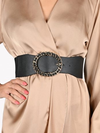 Cinto Elástico C/ Fivela Combinada