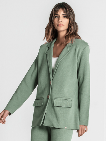 Blazer Algodão C/ Botões Or