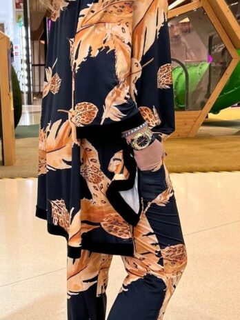 Calças Licra Fria Cintura Subida Cós Elástico