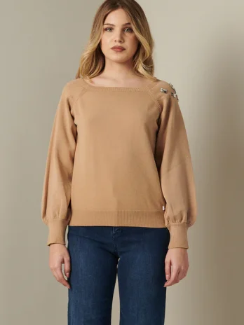 Camisola C/ Pedraria Ombro