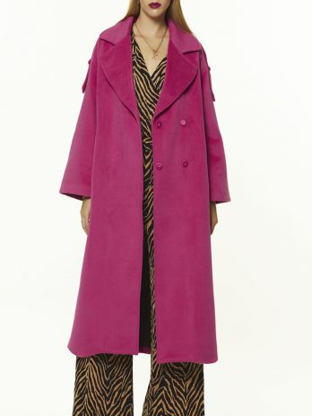 Sobretudo Oversize C/ Pormenores Ombros / Costas