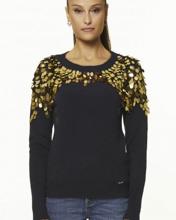 Camisola Malha C/ Paillettes