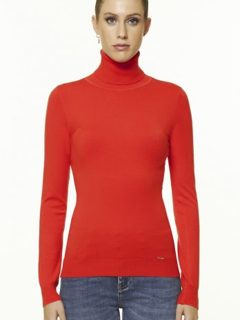 Camisola Básica Malha Gola Alta