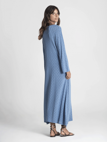 Vestido Perfurado C/ Argola / Sombra Incluída