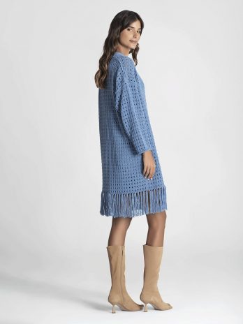 Casaco Perfurado C/ Franjas