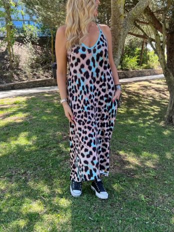 Vestido Alça Fica Costas Cavadas