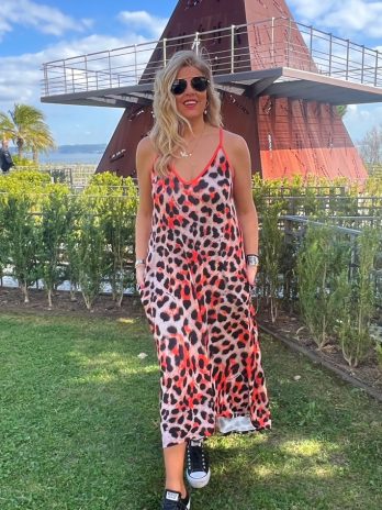 Vestido Alça Fica Costas Cavadas