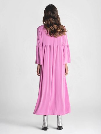 Vestido Manga Comprida Folho