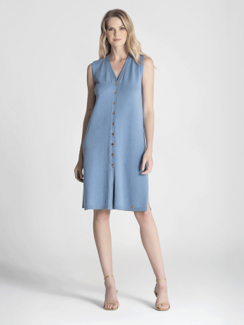 Colete / Vestido Comprido C/ Botões