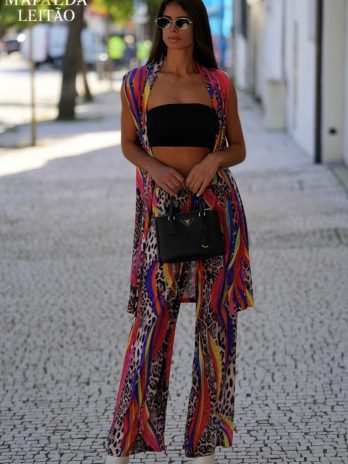 Pantalona Licra Fria Cós Elástico