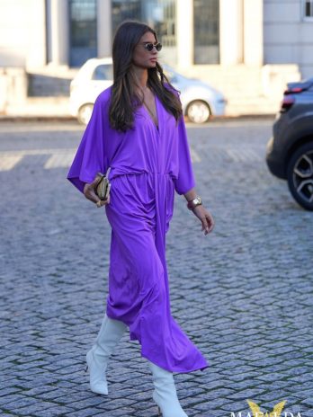 Vestido Manga Kaftan C/ Abertura