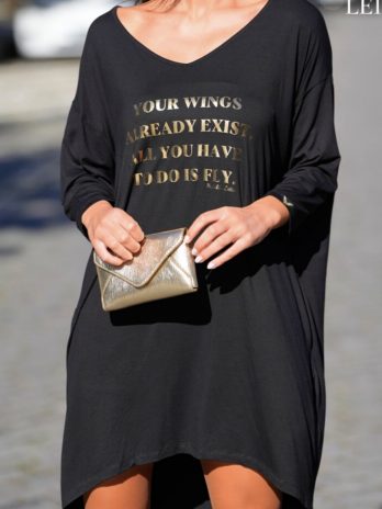 Túnica / Vestido Oversize Asas Costas