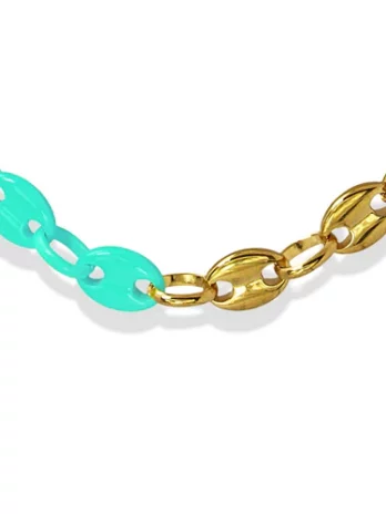 Colar De Elos Esmaltados