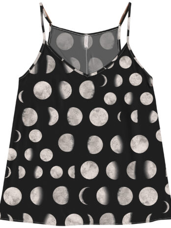 Top Alça Fina Viscose Estampado