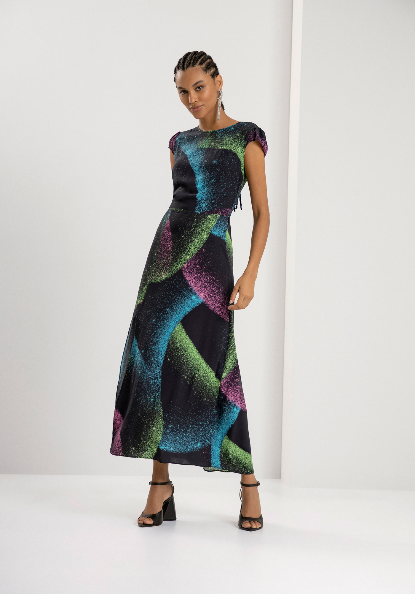 Vestido Comprido C/ Abertura Lateral / Abertura Costas - Image 2