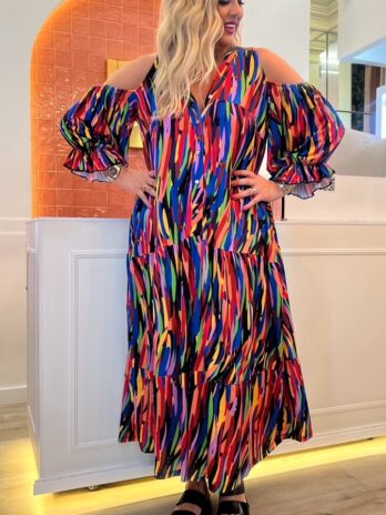 Vestido Exclusivo Ombros Descobertos