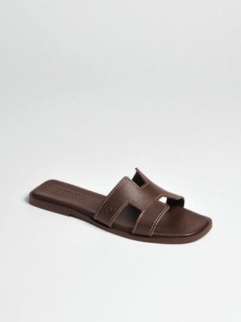 Chinelo Inspiração Hermés Pele