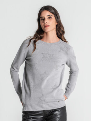 Camisola Perfurada Estrelas