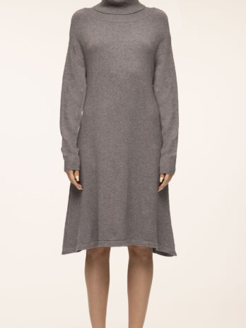 Vestido Malha Gola Alta