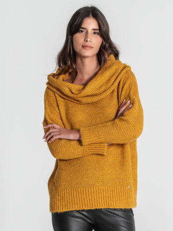 Camisola Oversize C/ Gola Larga