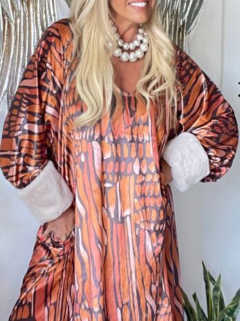 Vestido Veludo Oversize