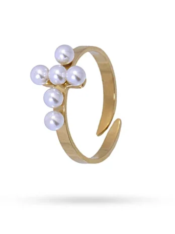Anel Cruz Perolas