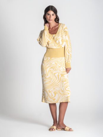 Camisola Cruzada C/ Jaquard