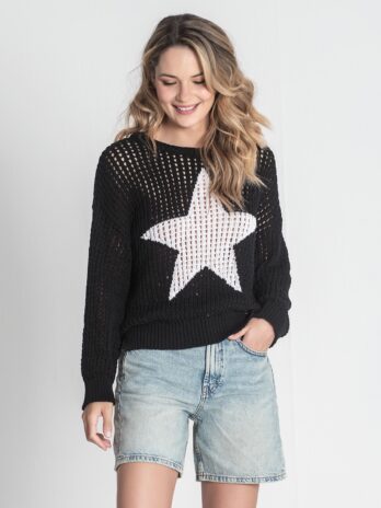 Camisola Perfurada C/ Estrela