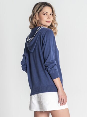 Camisola C/ Capuz / Corrente Bolso