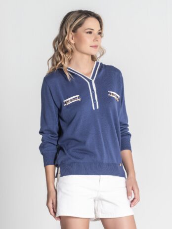 Camisola C/ Capuz / Corrente Bolso