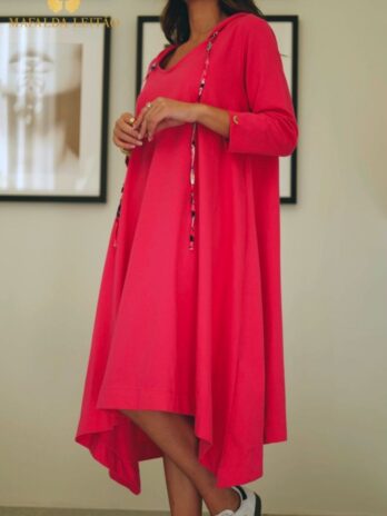 Vestido Oversize C/ Capuz