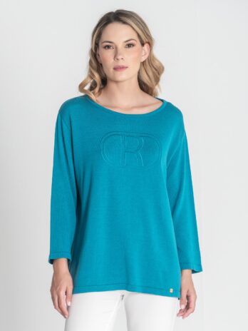 Camisola C/ Bordado Botões Punho