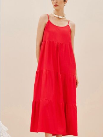 Vestido Maxi Alça Fina