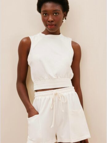 Calções Cós Elástico C/ Bolsos